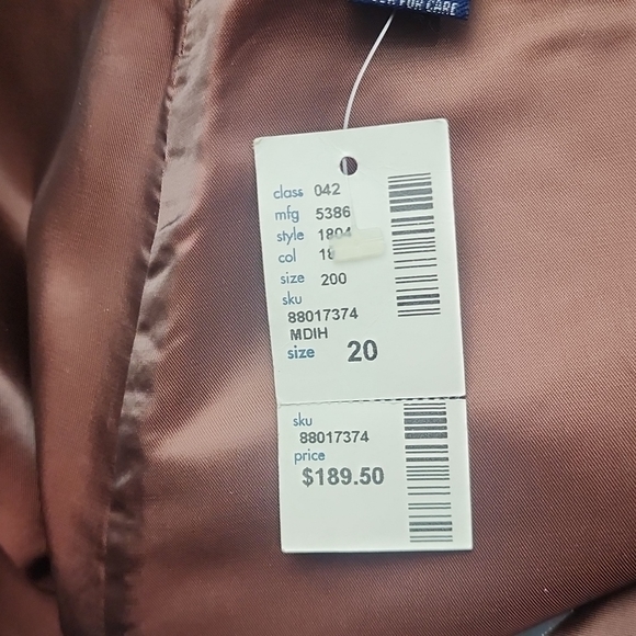 Womens Genuine Leather Pants Chocolate NWT - Picture 5 of 8